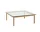 Konferenční stolek Kofi 100x100, oak/clear