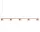 Závěsná lampa Blush rail 5, warm beige