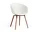Židle AAC 22 Lacquered Walnut Veneer, white