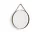 Zrcadlo Strap Mirror 70cm, light brown