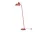 Stojací lampa Kaiser Idell™, venetian red