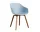 Židle AAC 222 Lacquered Walnut Veneer, slate blue