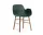 Židle Form s područkami Walnut, green