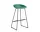 Barová stolička AAS 38 High Black Powder Coated Steel, teal green