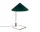 Stolní lampa Matin 380, polished brass / green