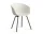 Židle AAC 26 Black Powder Coated Steel, melange cream