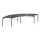 Lavička Palissade Park Bench set of 2, anthracite
