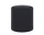 Pouf Folk Tall, black tie wool