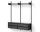 Policová sestava Wardrobe Shelf Cabinet w. Drawers, black ash/black