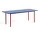 Jídelní stůl Two-Colour 200 cm, maroon red/blue