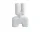Váza Cobra Double Medio, bone white