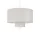 Závěsná lampa Margin Ø90, white canvas