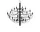 Lustr 2097/30 Clear Bulbs, matte black