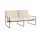 Outdorová sofa Desert 2-Seater, black / off-white