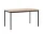 Jídelní stůl Drip HW115, black/lacquered oak
