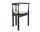 Židle Bukowski French Cane, black