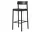 Barová židle Betty TK17, black/black leather