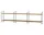 Policová sestava String Living Room O, oak/black