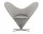 Křeslo Heart Cone Chair, Cento salt and pepper