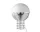 Stolní lampa Wire 30, chrome/white