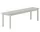 Lavice Linear Steel Bench 170 cm, grey