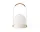 Přenosná lampa Carrie Leather Handle, ivory