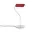 Stolní lampa Apex, maroon red