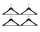 Ramínka Smooth Wide with Bar set 4ks, black