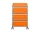 Zásuvkový kontejner na kolečkách USM Haller M26, pure orange