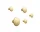 Sada věšáků The Dots Metal, brass