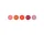 Magnety Magnet Dots, set 5 ks, red