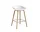 Barová stolička AAS 32 Low Lacquered Oak Veneer, white