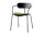 Židle Pavilion AV4, black lacquered oak / Ritz