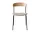 Čalouněná židle Missing Chair, lacquered oak/Barnum 3