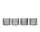Sklenice Ripple Low set 4ks, smoked grey