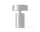 Přenosná lampa Column, brushed aluminium