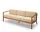 Pohovka Virkelyst 3-seater, golden yellow stripe