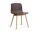 Židle AAC 12 Lacquered Solid Oak, raisin