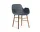 Židle Form s područkami Walnut, blue