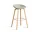 Barová stolička AAS 32 High Lacquered Oak Veneer, pastel green