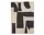 Koberec Piece Rug 200x300, off-white / coffee