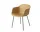 Židle Fiber Armchair Tube Base, ochre/black