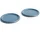 Talíř Barro Ø24 set 2ks, dark blue