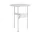 Konferenční stolek Shim Ø45x51, silver grey