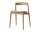 Jídelní židle Kite, oiled oak/Memory grey white