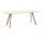 Stůl Copenhague CPH 30, water-based lacquered oak/off-white linoleum