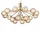Lustr Apiales 18, brushed brass/optic gold