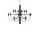 Lustr 2097/18 Clear Bulbs, matte black