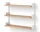 Police Tea Shelf, oak/white