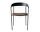Židle Missing Armchair, black lacquered ash/Barnum 10